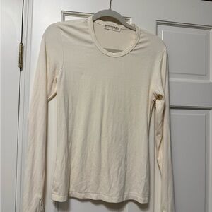 Electric & Rose Cream Long Sleeve Top
